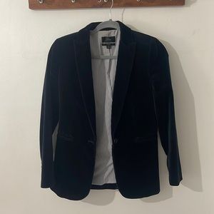 Jcrew velvet blazer size 0